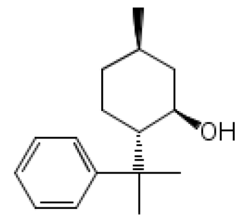 (-)-8-фенилментол, 97%, Acros Organics, 1г