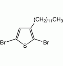 2,5-дибром-3-н-додецилтиофен, 97%, Alfa Aesar, 1 г