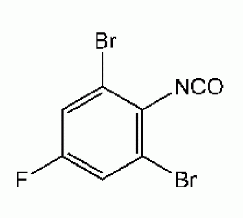 2,6-дибром-4-фторфенил изоцианат, тек. 90%, Alfa Aesar, 1г