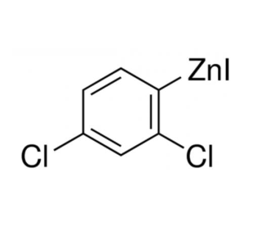 2,4-Дихлорфенилцинк йодида, 0,5 М в ТГФ, упакованы в атмосфере аргона в закрывающемся ChemSeal ^ т бутылки, Alfa Aesar, 50 мл
