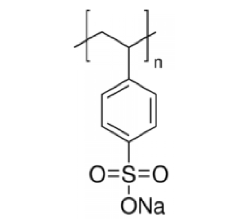 Поли(натрия-p-стиролсульфонат), в среднем M.W. 70.000, Acros Organics, 5г