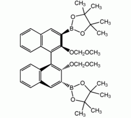 (R) - (+) -2,2 '-бис (метоксиметокси) -1,1'-бинафтил-3, 3'-дибороновая пинакон кислоты, 97%, Alfa Aesar, 250 мг