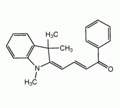 (2E, 4E) -1-фенил-4- (1,3,3-триметил-2-индолинилиден) -2-бутен-1-он, 95%, Alfa Aesar, 250 мг