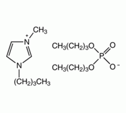 1-н-бутил-3-метилимидазолия ди-н-бутил фосфат, 96%, Alfa Aesar, 50 г
