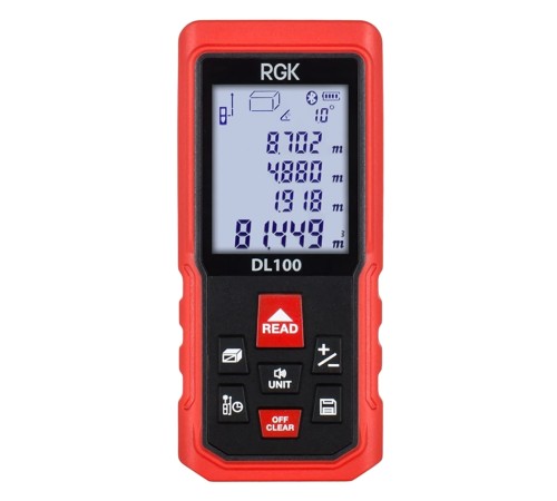 Комплект: ротационный нивелир RGK SP-610 + элевационный штатив RGK SH-170 + рейка RGK LR-2 + дальномер RGK DL100 Комплект: ротационный нивелир RGK SP-610 + элевационный штатив RGK SH-170 + рейка RGK LR-2 + дальномер RGK DL100